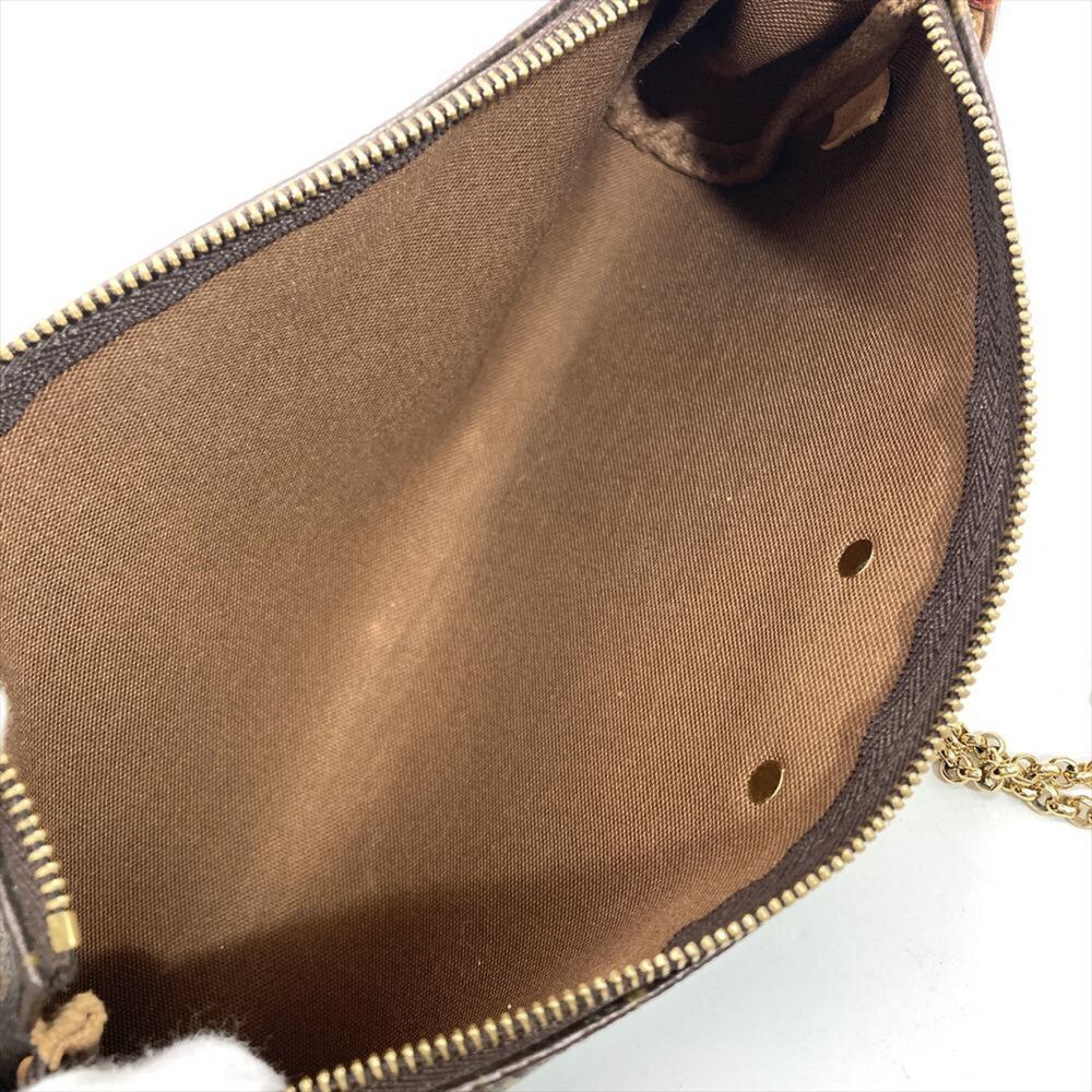 LOUIS VUITTON Authentic Brown Monogram Canvas Shoulder Bag - Picture 5 of 9